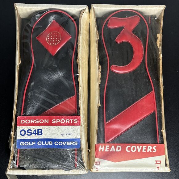 Dorson sports Other - Dorson Sports 7 Vinyl Golf Club Head Covers VINTAGE NEW